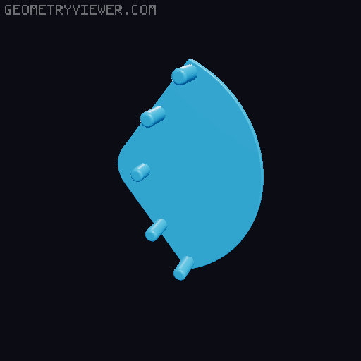Elastic Football 3D model thumbnail