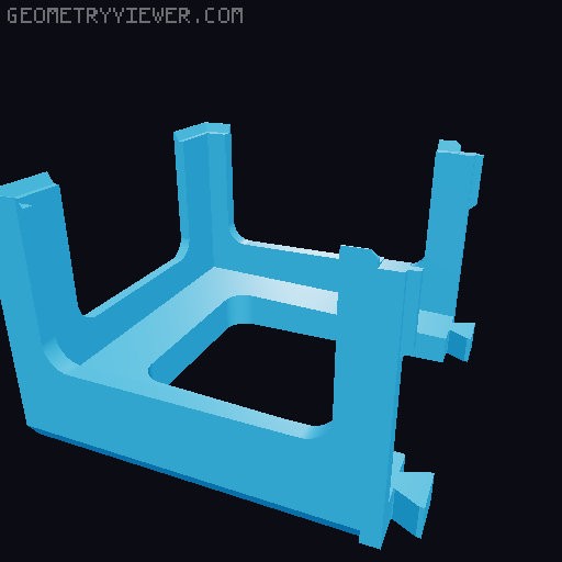 V2 Beverage Can Dispenser - Five 12 oz. Standard Cans 3D model thumbnail