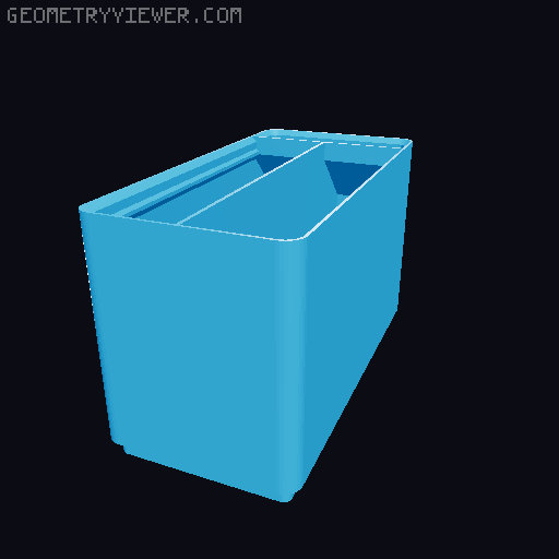 Gridfinity Bin Generator 3D model thumbnail