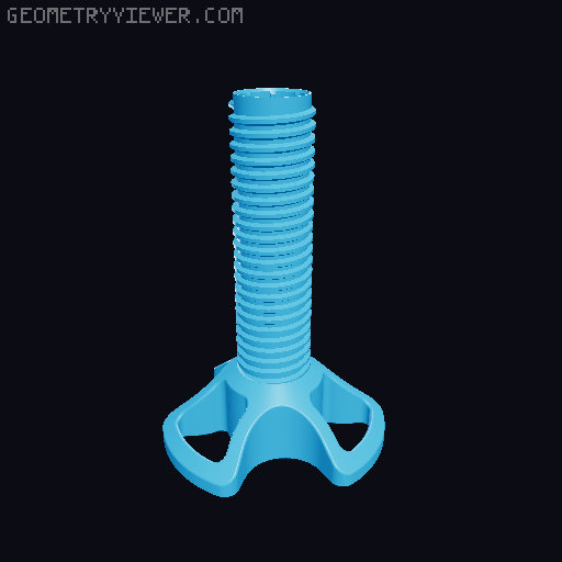 Universal filament spool holder | Rework 3D model thumbnail