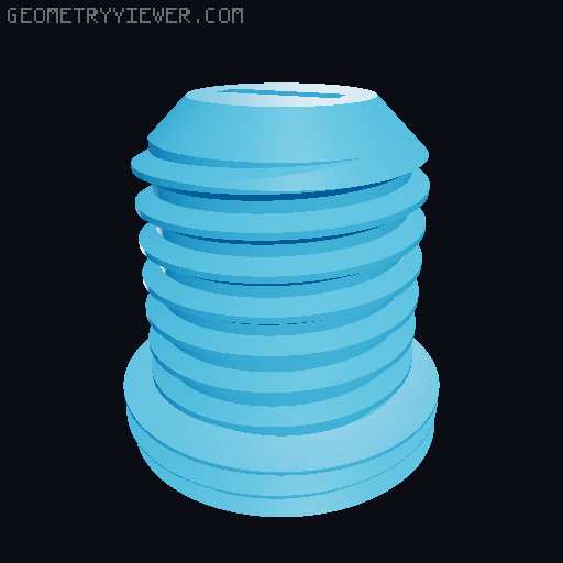 Shaun the toilet sheep remix 3D model thumbnail