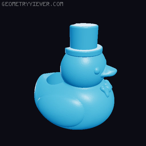 Duck Neckerchief Slides 3D model thumbnail