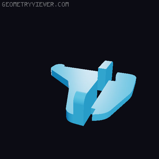 DDD Printable Wall Control System 3D model thumbnail