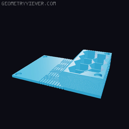 Mini Dice Book 3D model thumbnail