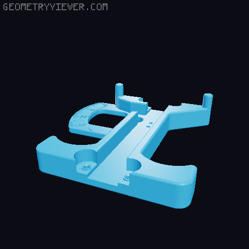 GT2 Belt Tension Meter 5 bearings 3D model thumbnail