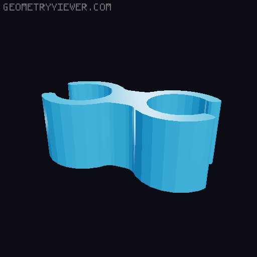 Fast-Print Mobile/Cell Phone Stand (Vase Mode) 3D model thumbnail