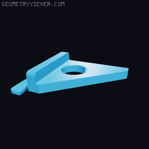 Tool Combo Tray for Pliers, Deburring, X-Acto, Pencils, etc 3D model thumbnail