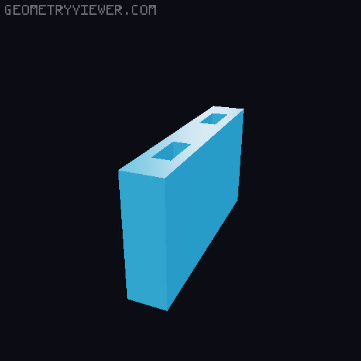 DDD Printable Wall Control System 3D model thumbnail