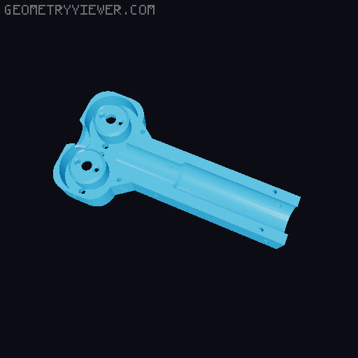 Gryphon Carbine files for mid-size flywheels (Hurricane and Pulsar 3D model thumbnail
