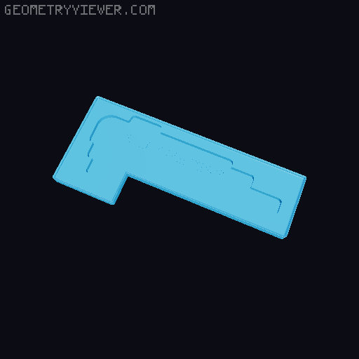 Gridfinity Wera Allen Wrench Holders - INCH & Silly Meters 3D model thumbnail