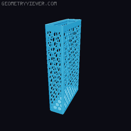 Gridfinity Hex Bins all sizes 3D model thumbnail
