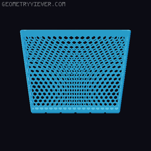 Gridfinity Hex Bins all sizes 3D model thumbnail