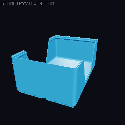 Gridfinity wall cutout collection 3D model thumbnail