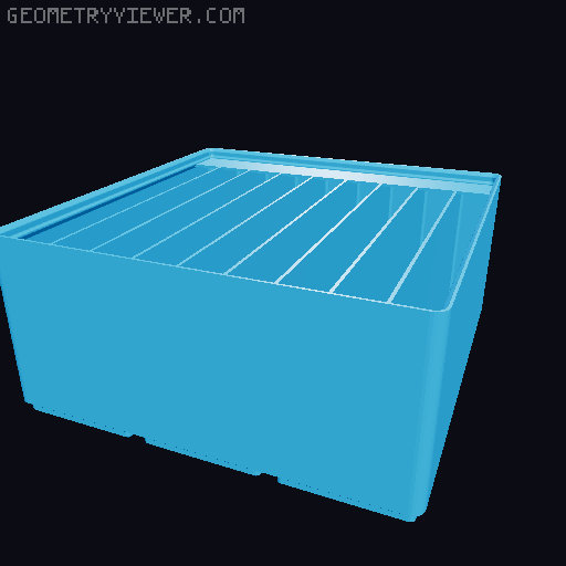 Gridfinity Ultra Light Bins - Divider Label Edition 3D model thumbnail