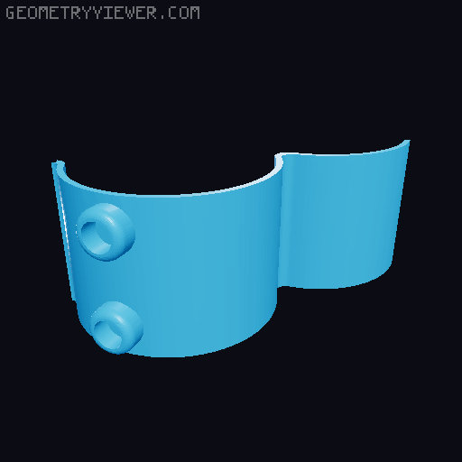 Black Sheep - Wall Mountable TP Holder 3D model thumbnail
