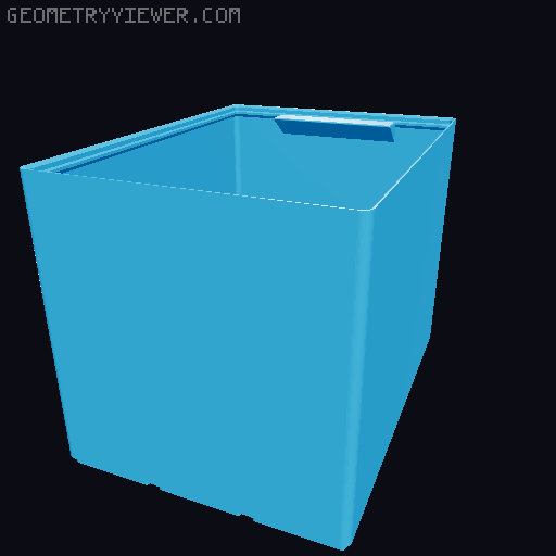 Gridfinity cups height 18 (130mm) collection 3D model thumbnail