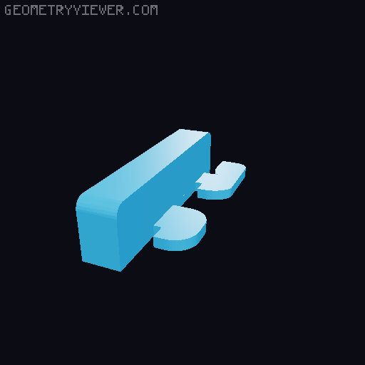 Vevor Pegboard DDD Wall Control Sidepieces 3D model thumbnail