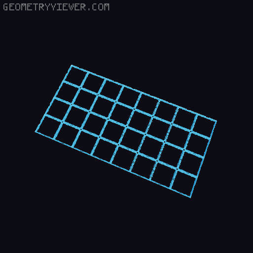 CLCKbase with Screw Holes, Sizes up to 9x9, Gridfinity Baseplate 3D model thumbnail