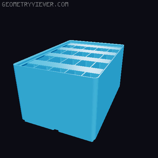 Gridfinity Ultra Light Bins - Divider Label Edition 3D model thumbnail