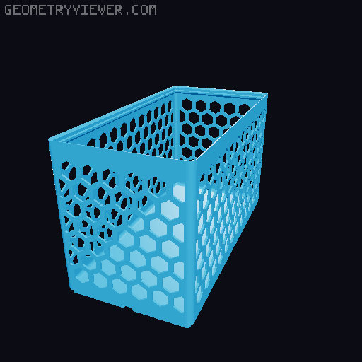 Gridfinity Hex Bins all sizes 3D model thumbnail