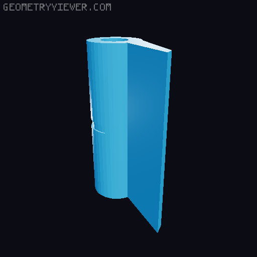 Center latch seal for FLP-07 Goblin Blaster 3D model thumbnail