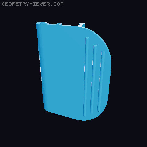 Drying Rack Locking Clip Generator 3D model thumbnail