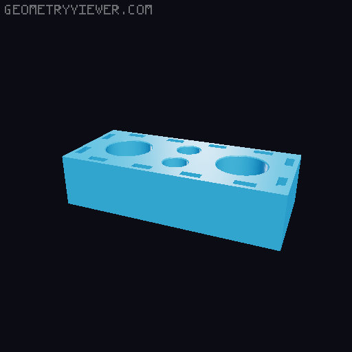 DDD Printable Wall Control System 3D model thumbnail