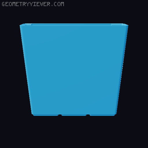 Gridfinity cups height 18 (130mm) collection 3D model thumbnail