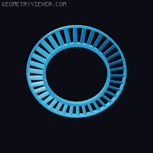 3D Printable Jet Engine 3D model thumbnail