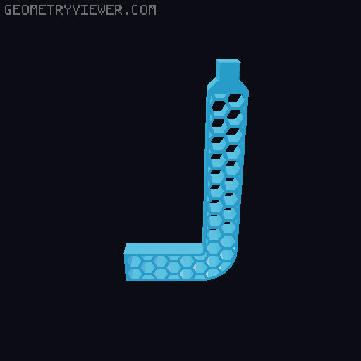 "UPDATE"-My Honeycomb Storage Wall - HSW 3D model thumbnail