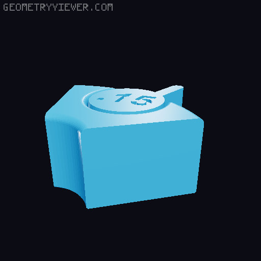 Flow cube and Tolerance ring 3D model thumbnail