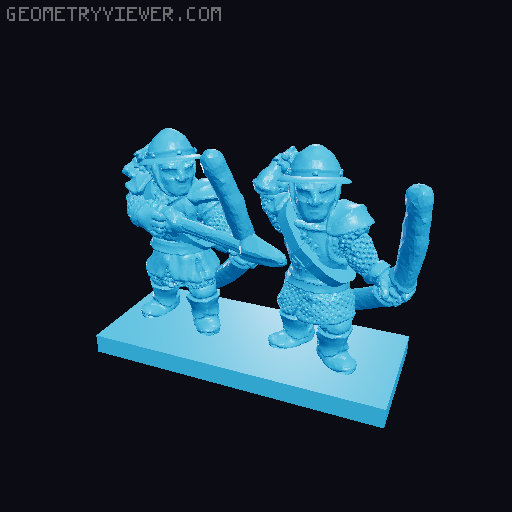 Pinnath Gelin Archers 10mm Scale 3D model thumbnail