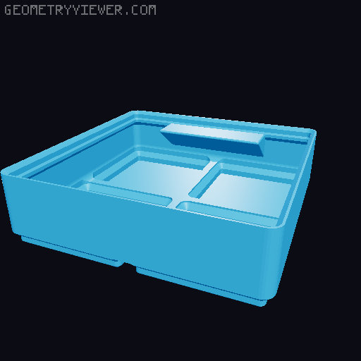 Gridfinity cups height 3 (25mm) collection 3D model thumbnail