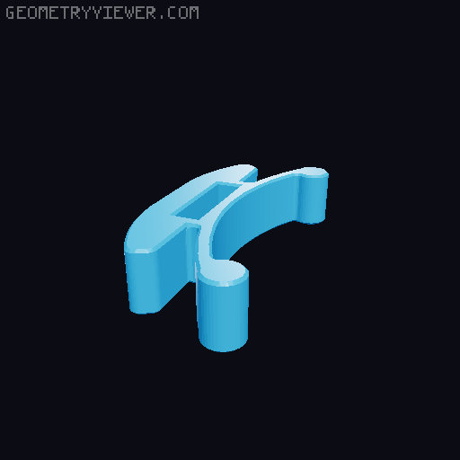 Daily Water Intake Tracker 3D model thumbnail