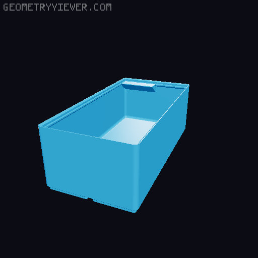 Gridfinity cups height 8 (60mm) collection 3D model thumbnail