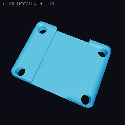 Amateur Radio Morse Code Paddle / CW Key 3D model thumbnail