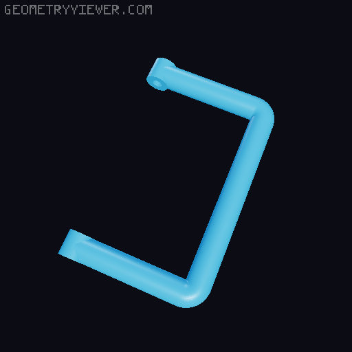 Лампа Летучка  3D model thumbnail