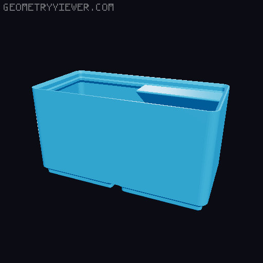 Gridfinity cups height 6 (46mm) collection 3D model thumbnail
