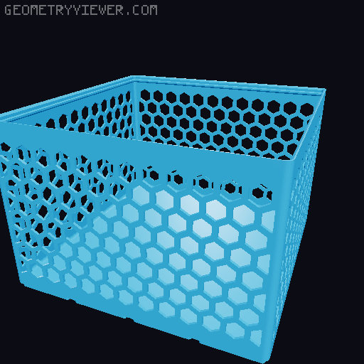 Gridfinity Hex Bins all sizes 3D model thumbnail