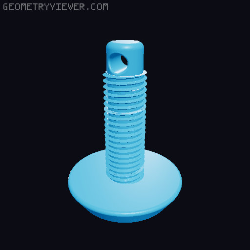 Extra Wide Power Strip Desk Clamp 3D model thumbnail