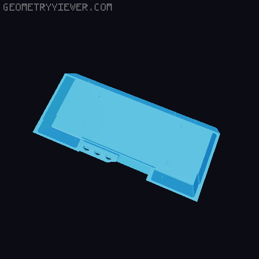 Hexx Case Tool Roll - TRUE Flat Bottom 3D model thumbnail