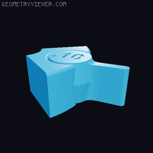 Flow cube and Tolerance ring 3D model thumbnail