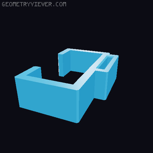 Ender 3 V3 SE Mount for Malolos Raspberry Pi 3 case 3D model thumbnail