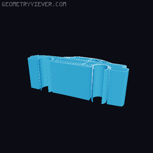 Car silhouettes! different models 3D model thumbnail