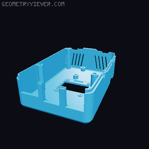PiKVM case with optional OLED 128x64 3D model thumbnail