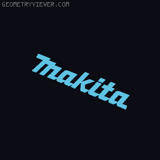 Makita Battery Carrier 3D model thumbnail