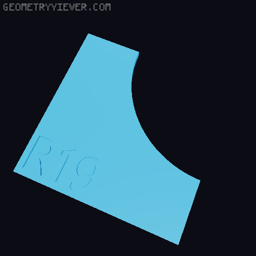 Radius Gauge - Convex & Concave 3D model thumbnail