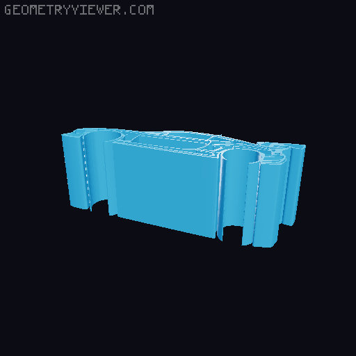 Car silhouettes! different models 3D model thumbnail