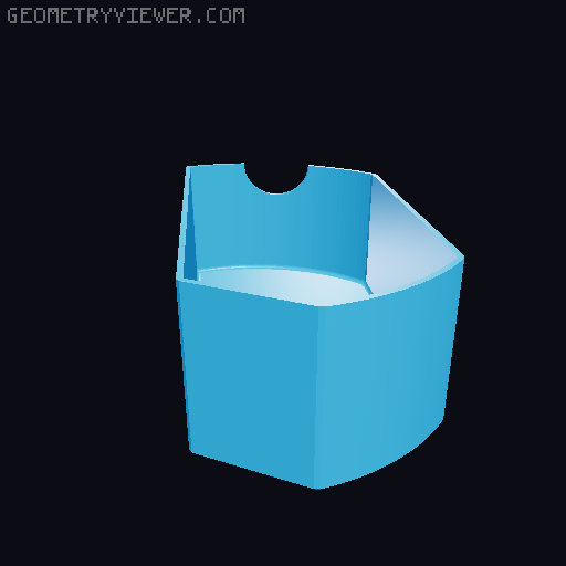 Base with drawers for Galileo microscope 3D model thumbnail