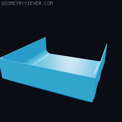 Modular Drawer Organizer Remix 3D model thumbnail